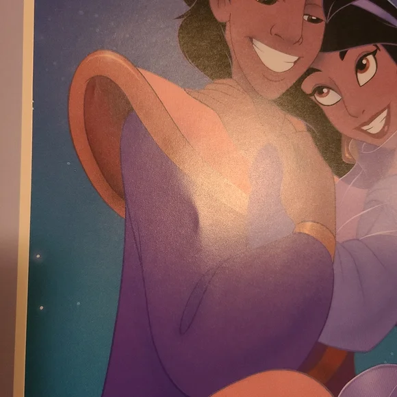 Vintage 1993 Disney Lithographs - Aladdin & Pinocchio - Picture 10 of 12